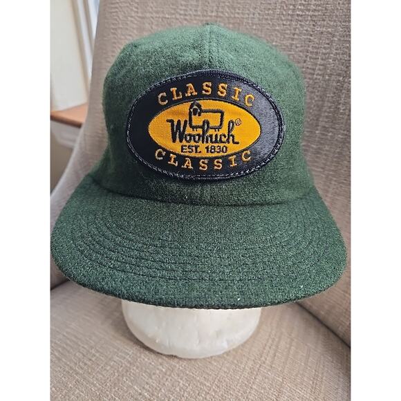 Vintage 1970's Woolrich Classic Wool Hat Snap Back K-Products